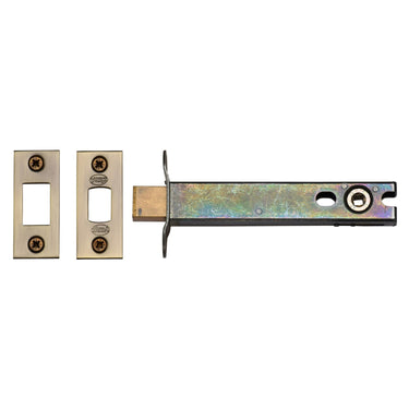 M Marcus - M.Marcus Architectural Hardware - Tubular Dead Bolt - 5"; #finish_antique-brass