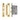 M Marcus - York Security - 3 Lever Sash Lock - 2 1/2"; #finish_satin-brass