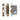 M Marcus - York Security - Euro Profile Sash Lock - 2 1/2"; #finish_antique-brass