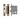 M Marcus - York Security - Euro Profile Sash Lock - 3"; #finish_antique-brass