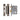 M Marcus - York Security - Euro Profile Sash Lock - 3"; #finish_matt-bronze