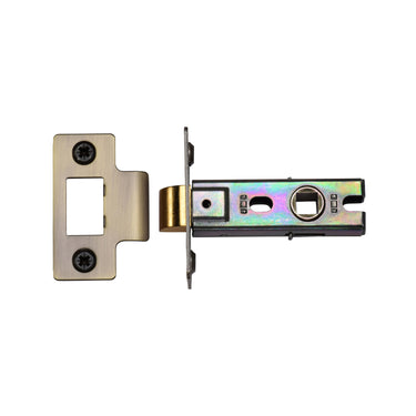 M Marcus - York Security - Tubular Latch - 2 1/2"; #finish_antique-brass