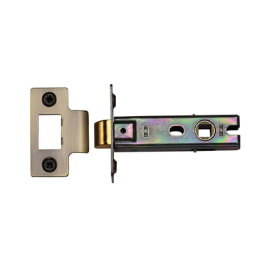 M Marcus - York Security - Tubular Latch - 3"; #finish_antique-brass