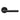 M Marcus - Serozzetta - Philadelphia Door Handles on Rose - Pair; #finish_matt-black