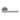 M Marcus - Serozzetta - Philadelphia Door Handles on Rose - Pair; #finish_satin-chrome