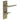 Frelan Hardware - Burlington Mayfair Door Handles - DIN Standard - Pair - Bathroom Option 3; #finish_antique-brass
