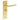 Frelan Hardware - Burlington Mayfair Door Handles - Pair - Bathroom Option 1; #finish_satin-brass