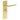Frelan Hardware - Burlington Mayfair Door Handles - Pair - Bathroom Option 2; #finish_satin-brass