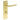 Frelan Hardware - Burlington Mayfair Door Handles - DIN Standard - Pair - Bathroom Option 1; #finish_satin-brass