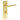 Frelan Hardware - Burlington Mayfair Door Handles - DIN Standard - Pair - Bathroom Option 2; #finish_satin-brass