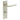 Frelan Hardware - Burlington Mayfair Door Handles - DIN Standard - Pair - Bathroom Option 1; #finish_satin-nickel