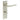 Frelan Hardware - Burlington Mayfair Door Handles - DIN Standard - Pair - Bathroom Option 2; #finish_satin-nickel