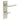 Frelan Hardware - Burlington Mayfair Door Handles - DIN Standard - Pair - Bathroom Option 3; #finish_satin-nickel