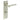 Frelan Hardware - Burlington Fitzrovia Door Handles - DIN Standard - Pair - Bathroom Option 1; #finish_satin-nickel