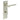 Frelan Hardware - Burlington Fitzrovia Door Handles - DIN Standard - Pair - Bathroom Option 2; #finish_satin-nickel