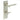 Frelan Hardware - Burlington Fitzrovia Door Handles - DIN Standard - Pair - Bathroom Option 3; #finish_satin-nickel