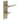 Frelan Hardware - Burlington Knightsbridge Door Handles - DIN Standard - Pair - Bathroom Option 3; #finish_antique-brass