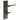 Frelan Hardware - Burlington Knightsbridge Door Handles - DIN Standard - Pair - Bathroom Option 3; #finish_dark-bronze