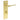 Frelan Hardware - Burlington Knightsbridge Door Handles - DIN Standard - Pair - Bathroom Option 2; #finish_satin-brass