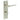 Frelan Hardware - Burlington Knightsbridge Door Handles - DIN Standard - Pair - Bathroom Option 2; #finish_satin-nickel