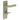 Frelan Hardware - Burlington Kensington Door Handles - DIN Standard - Pair - Bathroom Option 3; #finish_antique-brass