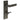 Frelan Hardware - Burlington Kensington Door Handles - DIN Standard - Pair - Bathroom Option 3; #finish_dark-bronze