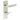 Frelan Hardware - Burlington Kensington Door Handles - DIN Standard - Pair - Bathroom Option 3; #finish_polished-nickel