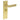 Frelan Hardware - Burlington Kensington Door Handles - Pair - Bathroom Option 2; #finish_satin-brass