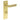 Frelan Hardware - Burlington Kensington Door Handles - DIN Standard - Pair - Bathroom Option 1; #finish_satin-brass