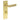 Frelan Hardware - Burlington Kensington Door Handles - DIN Standard - Pair - Bathroom Option 2; #finish_satin-brass