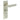 Frelan Hardware - Burlington Kensington Door Handles - Pair - Bathroom Option 1; #finish_satin-nickel