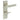 Frelan Hardware - Burlington Kensington Door Handles - DIN Standard - Pair - Bathroom Option 3; #finish_satin-nickel
