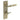 Frelan Hardware - Burlington Westminster Door Handles - DIN Standard - Pair - Bathroom Option 3; #finish_antique-brass