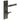 Frelan Hardware - Burlington Westminster Door Handles - DIN Standard - Pair - Bathroom Option 3; #finish_dark-bronze
