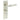 Frelan Hardware - Burlington Westminster Door Handles - Pair - Bathroom Option 1; #finish_polished-nickel