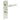 Frelan Hardware - Burlington Westminster Door Handles - DIN Standard - Pair - Bathroom Option 1; #finish_polished-nickel