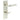 Frelan Hardware - Burlington Westminster Door Handles - DIN Standard - Pair - Bathroom Option 3; #finish_polished-nickel
