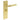Frelan Hardware - Burlington Westminster Door Handles - Pair - Bathroom Option 2; #finish_satin-brass