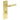 Frelan Hardware - Burlington Westminster Door Handles - DIN Standard - Pair - Bathroom Option 2; #finish_satin-brass