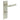 Frelan Hardware - Burlington Westminster Door Handles - DIN Standard - Pair - Bathroom Option 1; #finish_satin-nickel
