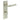 Frelan Hardware - Burlington Westminster Door Handles - DIN Standard - Pair - Bathroom Option 2; #finish_satin-nickel