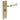 Frelan Hardware - Burlington Highgate Door Handles - Pair - Bathroom Option 2; #finish_antique-brass