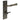 Frelan Hardware - Burlington Highgate Door Handles - DIN Standard - Pair - Bathroom Option 3; #finish_dark-bronze