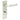 Frelan Hardware - Burlington Highgate Door Handles - DIN Standard - Pair - Bathroom Option 2; #finish_polished-nickel