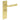 Frelan Hardware - Burlington Highgate Door Handles - Pair - Bathroom Option 1; #finish_satin-brass