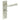 Frelan Hardware - Burlington Highgate Door Handles - Pair - Bathroom Option 1; #finish_satin-nickel