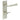 Frelan Hardware - Burlington Highgate Door Handles - DIN Standard - Pair - Bathroom Option 3; #finish_satin-nickel