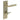 Frelan Hardware - Burlington Piccadilly Knurled Door Handles - DIN Standard - Pair - Bathroom Option 3; #finish_antique-brass