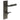 Frelan Hardware - Burlington Piccadilly Knurled Door Handles - DIN Standard - Pair - Bathroom Option 3; #finish_dark-bronze