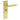 Frelan Hardware - Burlington Piccadilly Knurled Door Handles - Pair - Bathroom Option 2; #finish_satin-brass